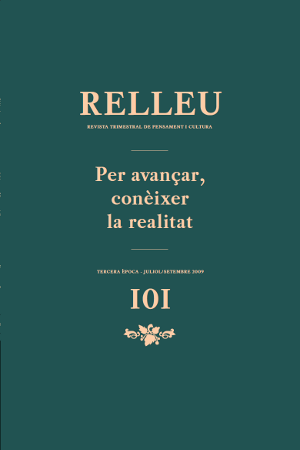 Portada Núm. 101 · juliol-setembre 2009