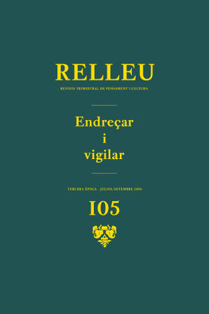Portada Núm. 105 · juliol-setembre 2010