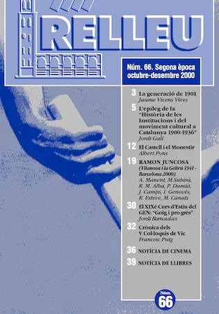 Portada Núm. 66 · octubre-desembre 2000